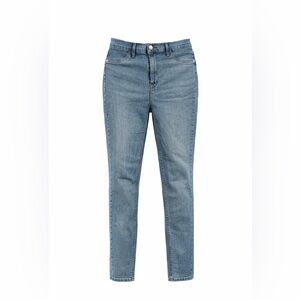 Free People Slim Straight Jeans Light Wash Size 30 Distressed